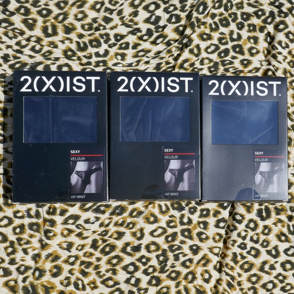2xist Velour underwear black 3 pair